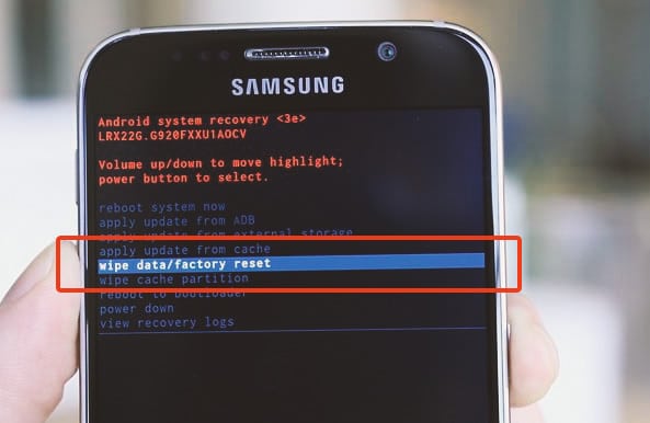 samsung s8 hard reset buttons