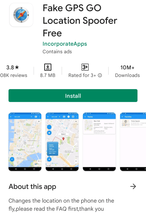 fake gps go location spoofer