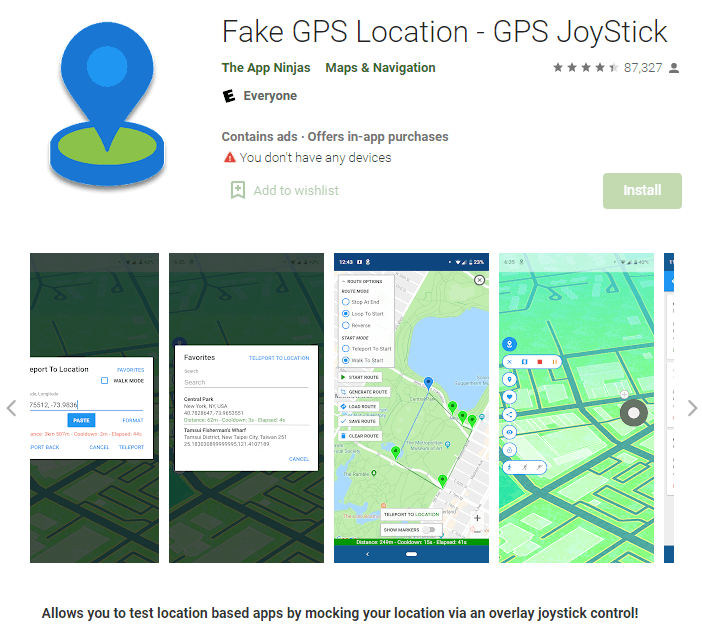 Fake GPS Location - GPS JoyStick