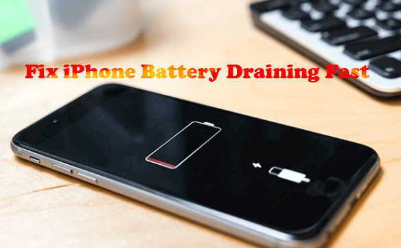 fix iPhone battery draining fast