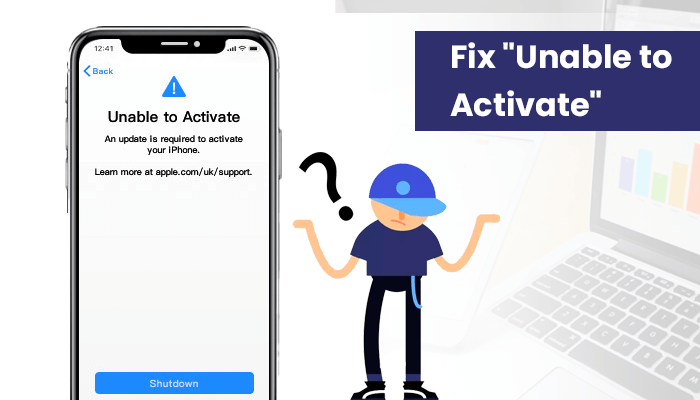 Unable to fix. An update is required to activate your iphone. Could not activate iphone.