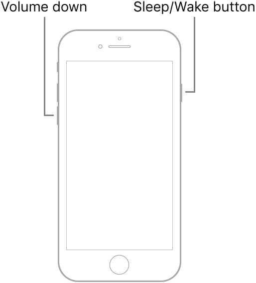 force restart iPhone 7