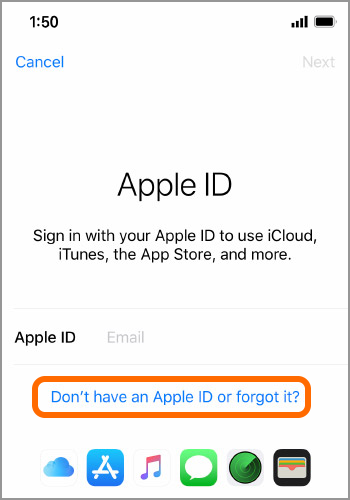 forgot Apple ID iCloud password