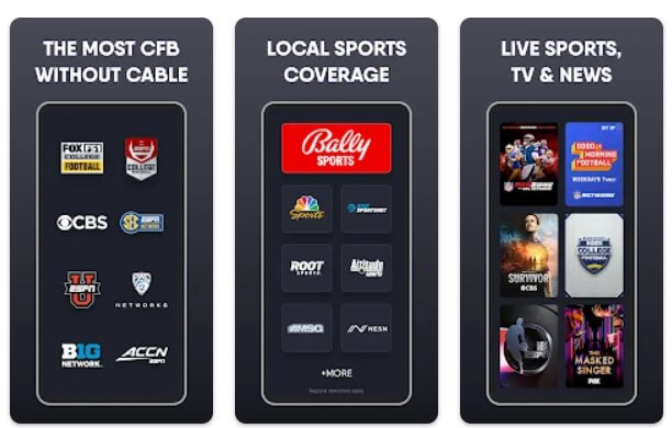 Fubo app to watch live games
