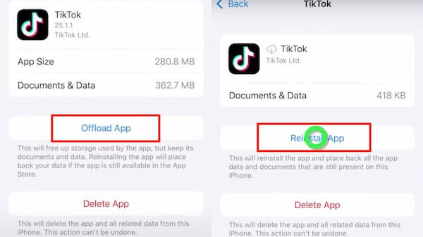 get drafts back on tiktok from settings