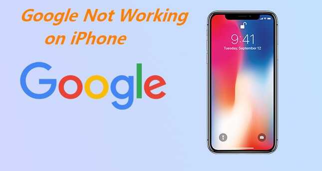 Google not working on iPhone