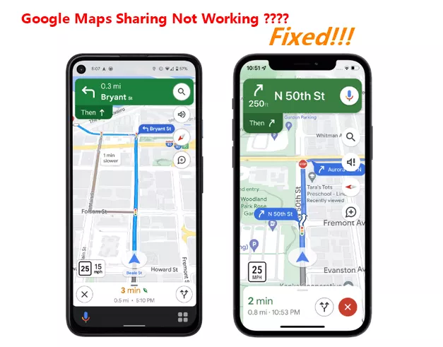 Why is Google Maps not updating?