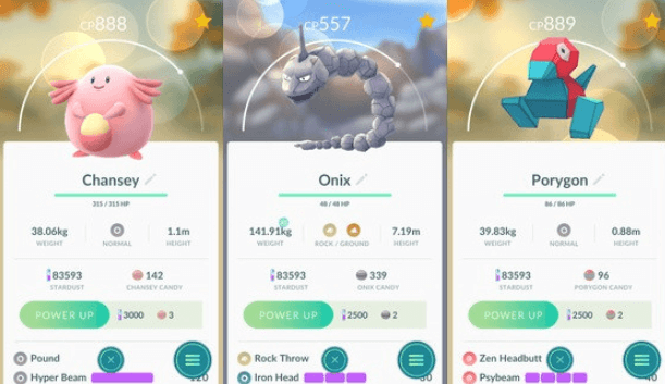 Pokémon GO high CP