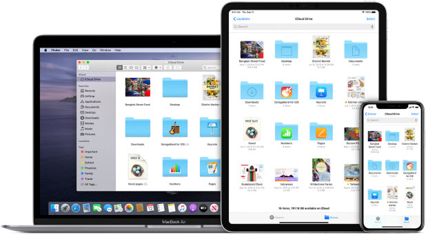 how to access icloud on different dvices