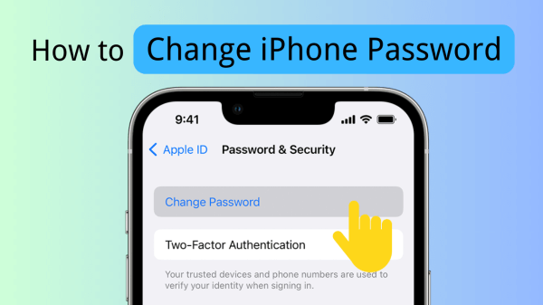 how to change iphone password