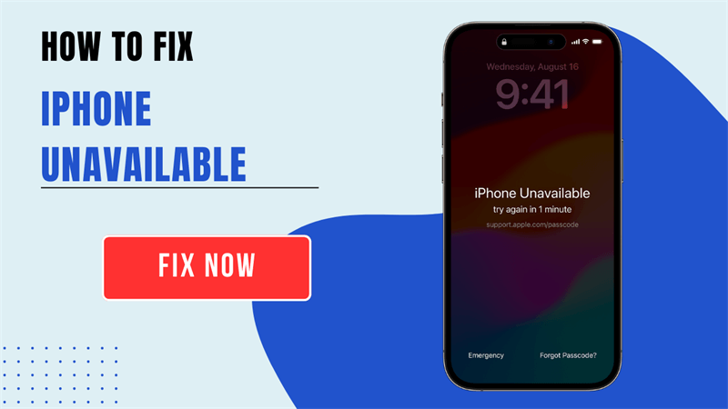 how to fix iphone unavailable