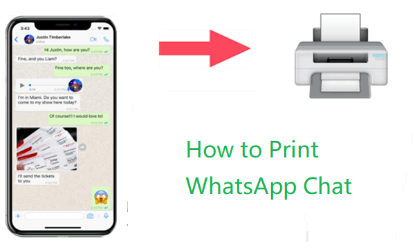 Print whatsapp chat