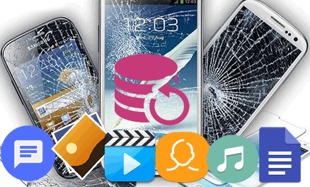 get contacts from broken samsung phone