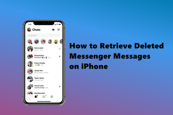 how to retrieve deleted messages on messenger iphone