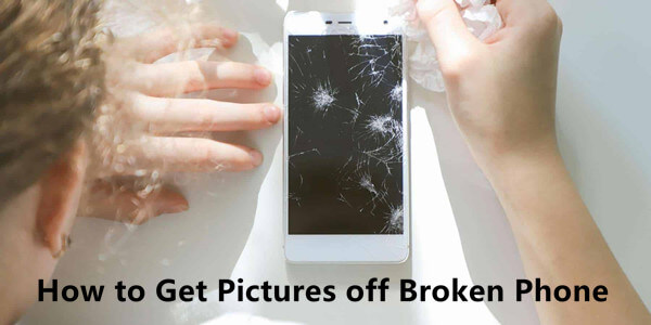 how to get pictures off a broken phone