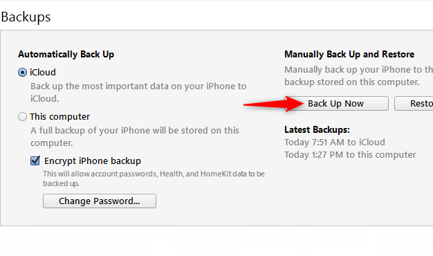 how to backup iphone to icloud without computer