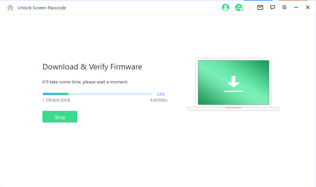 iDelock downloading firmware