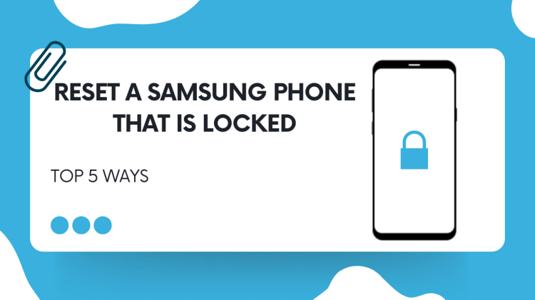 Samsung-Handy zurücksetzen, wenn es gesperrt ist