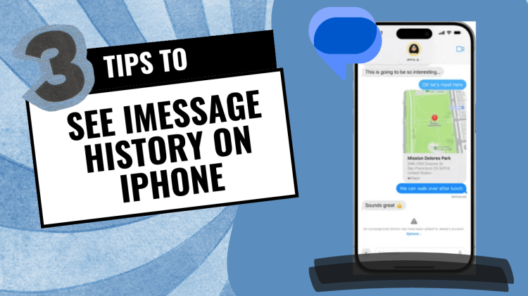 how to see imessage history on iphone