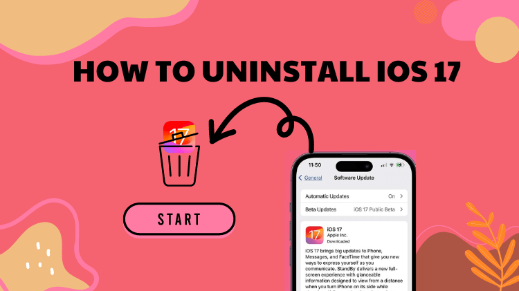 how to uninstall ios 17