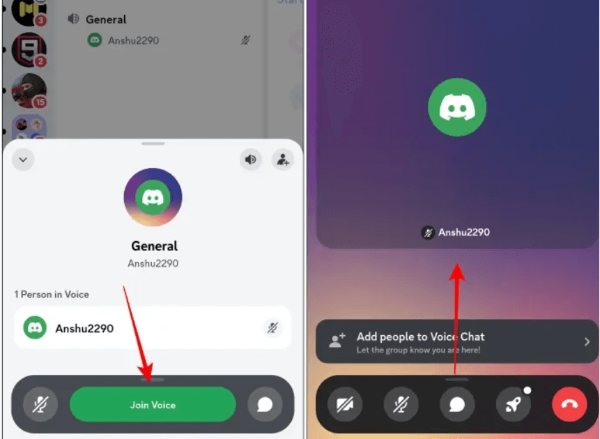 Use Soundboard in Discord on Mobile App step 1