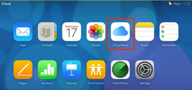 Open any Web Browser to visit icloud website