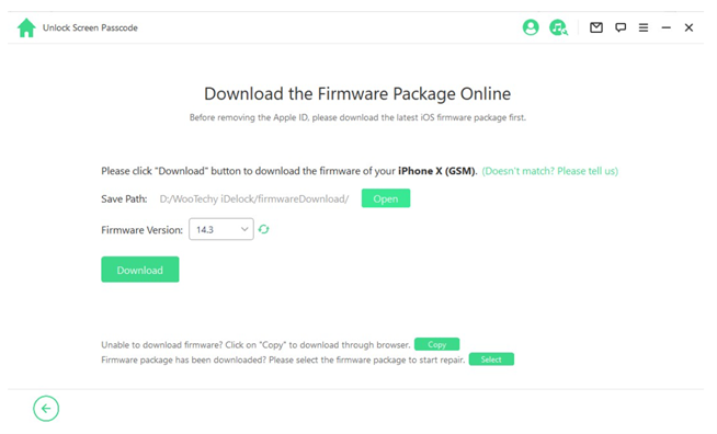 idelock download firmware