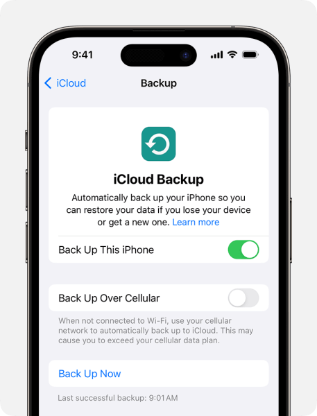 icloud backup before deleting apple id