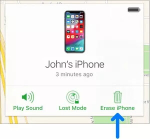 icloud erase iphone if locked out of iphone