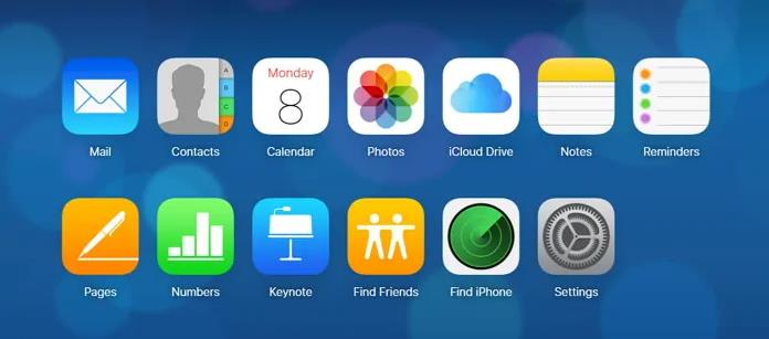 icloud find iphone interface