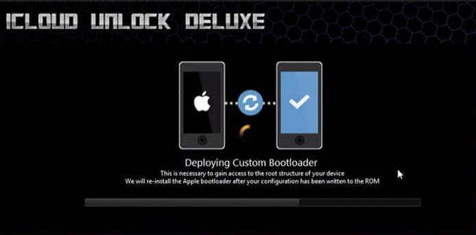 icloud unlock deluxe bootloader