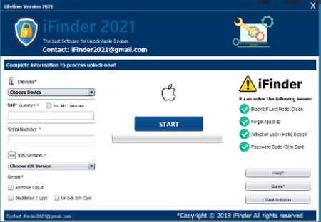 ifinder interface