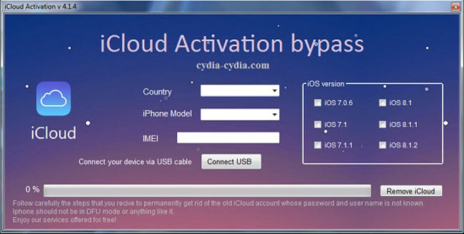 icloud activation bypass