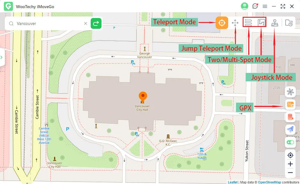 imovego 5 location modes