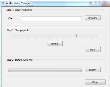 import audio file and change voice