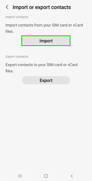 how to recover deleted contacts on Samsung from sim card