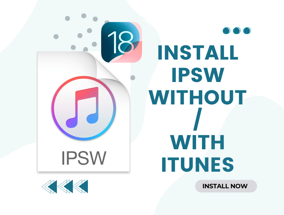 install IPSW without iTunes