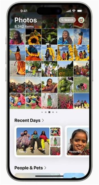 ios 18 photos streamlined inferface