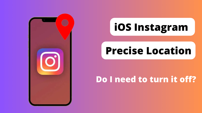iOS Instagram precise location