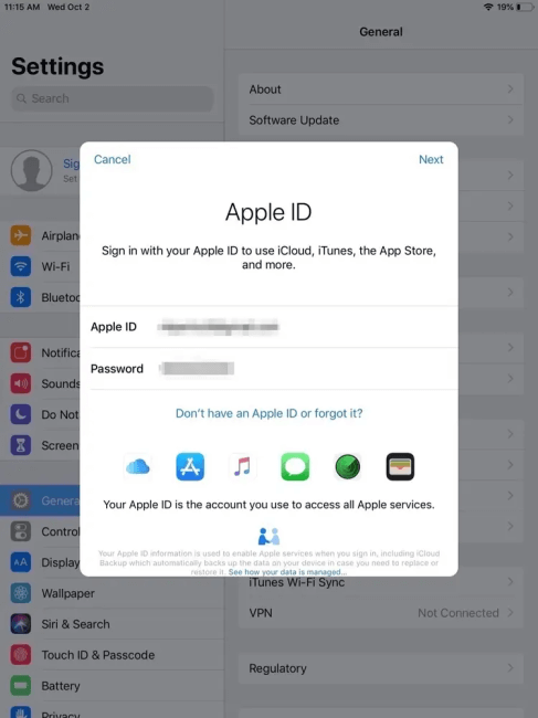 ipad keeps asking for apple id password