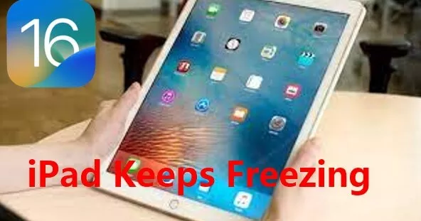 Tablet freezes shop up