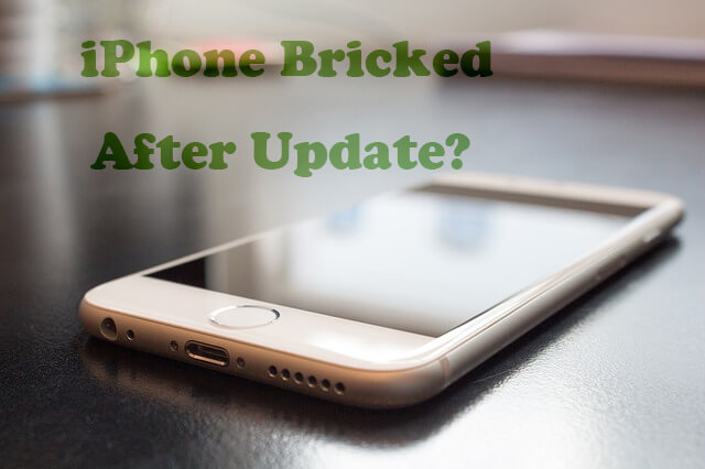 iPhone bricked after update