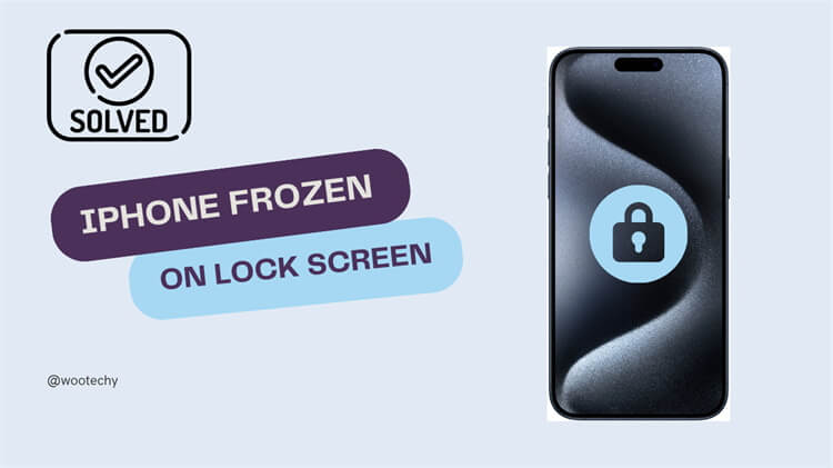 iPhone frozen on lock screen