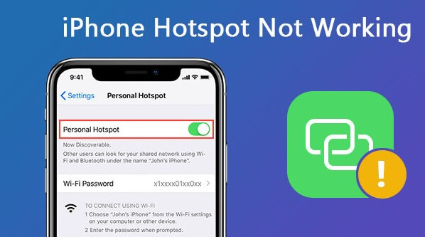 iPhone hotpot not working iOS 16