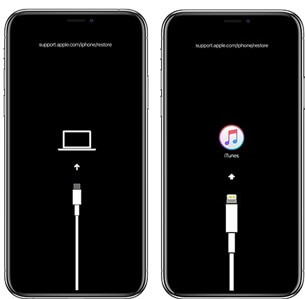 iPhone flashing Apple logo