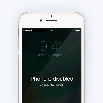 iphone is disabled connect to itunes