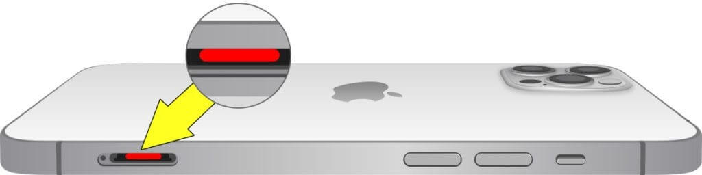 iPhone liquid contact indicator