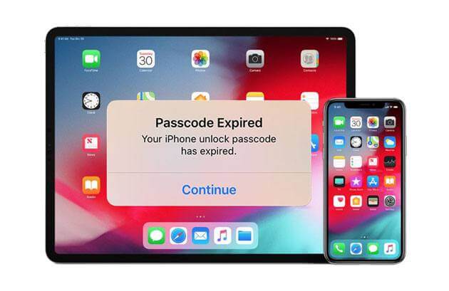 iphone passcode expired