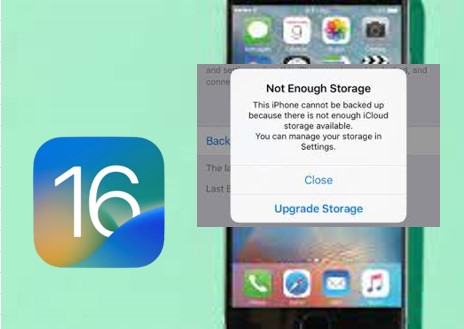 iphone says not enough storage but there is