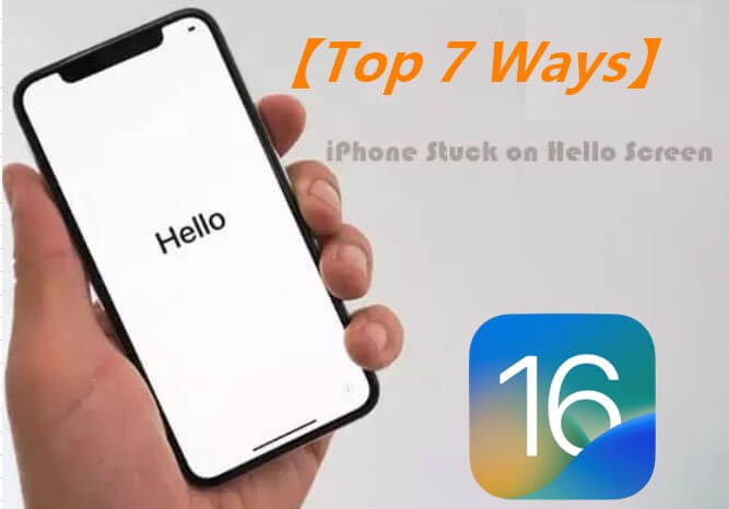 iPhone stuck on hello screen